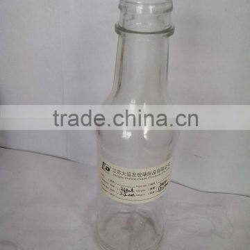 250ml drinking glass bottle for juice , beverage