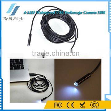 4 LEDs IP67 Waterproof USB Endoscope Inspection Camera 10M photo-1