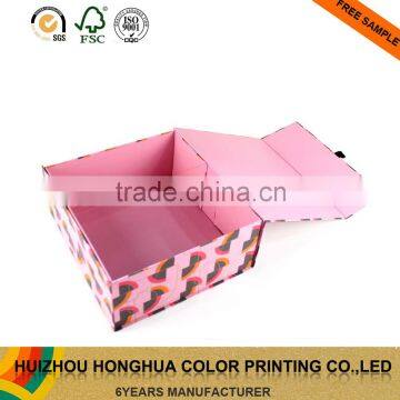 Hot sale handmade custom folding cardboard paper box packaging storage box