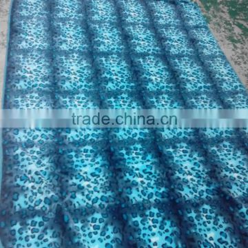 100% polyester new designs wholesale leopard blanket