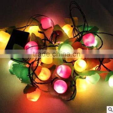 custom cheap beautiful fruit decoration christmas lights