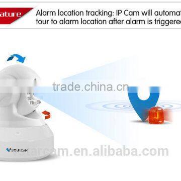 VStarcam C7837WIP-AR linkage alarm camera support door, gas , PIR sensor wireless video camera