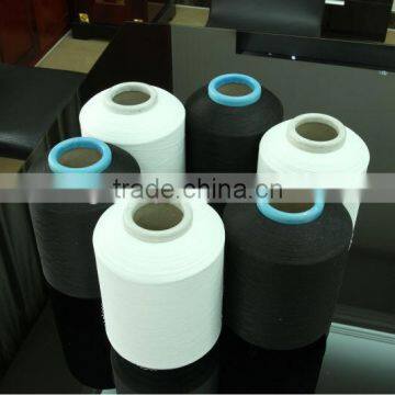 for knitting socks dope dying polyester covered spandex yarn
