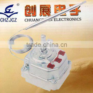 Thermostat switch/Self locking latching push on/off with GREEN LED 3A 250VAC