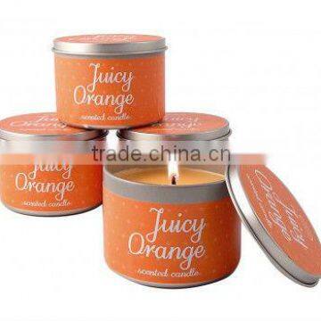 Decorate Tin Candle