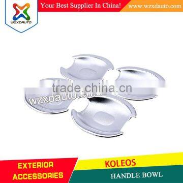 SET ABS CHROME DOOR HANDLE BOWL INSERTS COVER HANDLE BOWL FOR RENAULT KELEOS 2012