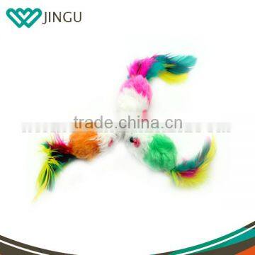 Wholesale cheap eco-friendly true rabbit hair cat toy mouse new cat toys