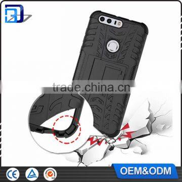 New Slim Heavy Duty Combo Armor Case For Huawei Honor 8 Hybrid TPU+PC Dual Layer Shockproof Stand Function photo-5
