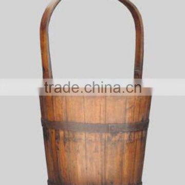 Bamboo Bucket With Handle