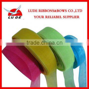 wholesale printed organza ribbon