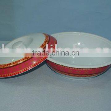 melamine soup bowl with cover