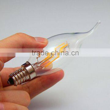 USA E12 E14 6W 2700K LED Filament Bulb 2w 4w 6w