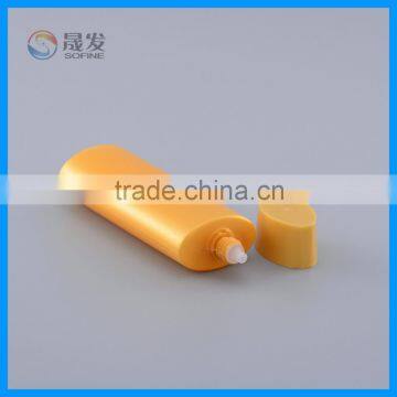 Orange Color Biodegradable Cosmetic Lotion Plastic Bottle photo-3