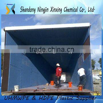 feed hopper liner/chute liner/silo liner made for UHMWPE