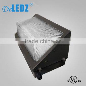 DLC UL listed WEB90 90w IP65 surface mounted led wallpack light with Meanwell driver