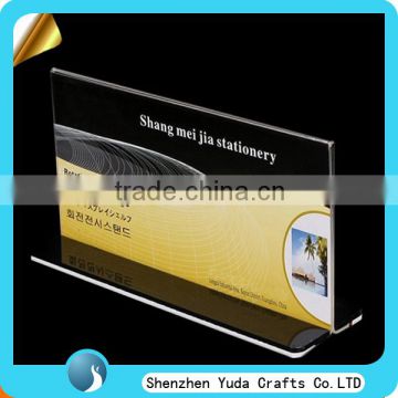 luxury counter top printing holder label custom printed labels holder for hotel wholesale