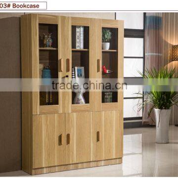 Wooden Round Bookshelf