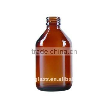 Amber Glass Bottles for Syrup PP 18,24mm