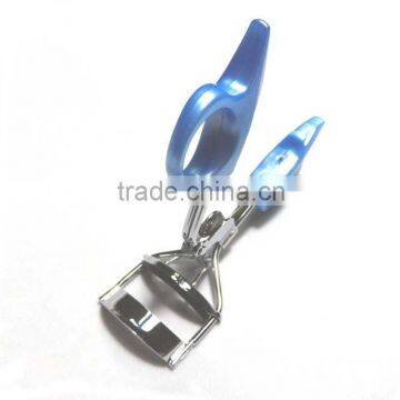 Light pear blue pp handle/ Electroplated carbon steel Eyelash curler