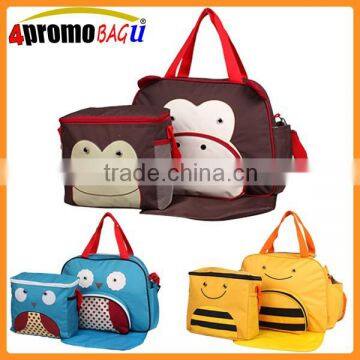 lovely animal diaper baby mummy bag,simple style durable bag baby