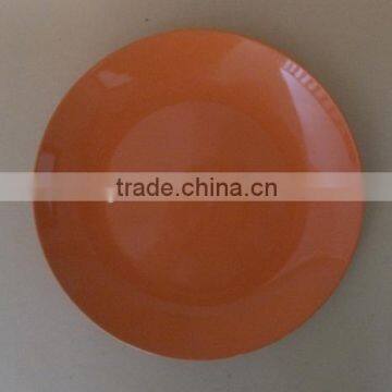 Hot sale plate color glaze porttery dinner plates and dishes ceramic plates bulk porcelain dinner plates