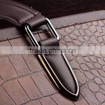 QIALINO New 2016 Italian Leather Business Bag Crocodile Leather Laptop Bag for Macbook Air/pro 12 13 photo-6