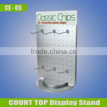 Customized rotating spinner counter display stand