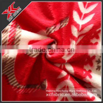 imitation super soft velboa knitted toy fabric/dyed or printed