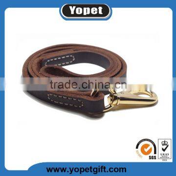 Hot sell pet products leather dog leash pet supplier