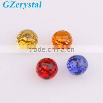 Loose faceted rondelle crystal gemstone beads