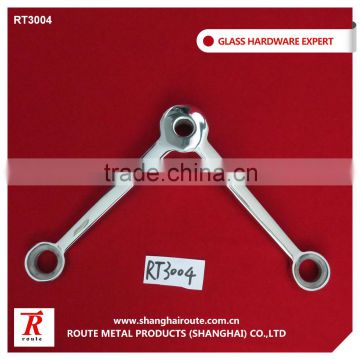 90 degree two arms glass spider for curtain wall