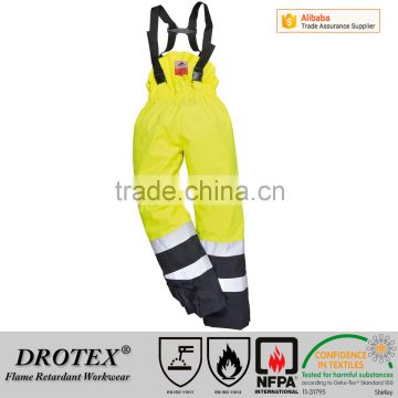 EN 343 Hi Vis Multi-protection lined waterproof breathable trousers