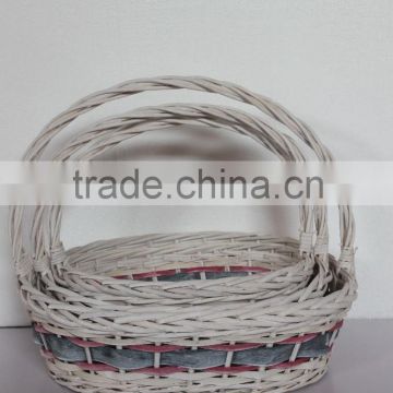 Beautiful Fruit Willow Basket S/3