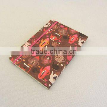 Notebook for school and office A5 glue binding round edge notebook