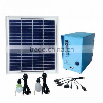 hot Sale 5W portable solar indoor light for Africa market with lighting and Charging mobile phone function