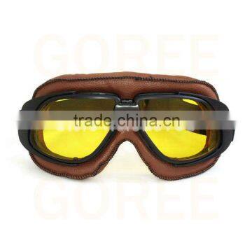 Motocross Goggles Sunglasses Aviator Pilot Cruiser Scooter ATV Goggle 5 Lens photo-2