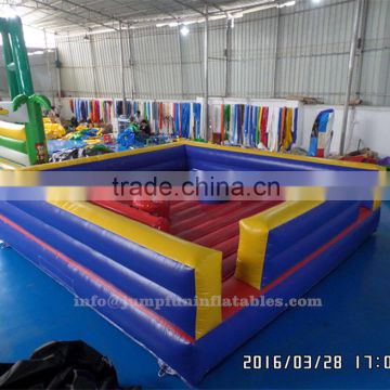 adults Inflatable gladiator cheap price 5Lx5W meter Inflatable Jousting Arena for hire with joust stick