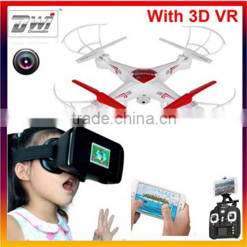 2.4G Wifi Drone with 3D VR Glasses Hold High Headless ,VR 3D Glasses for smartphones