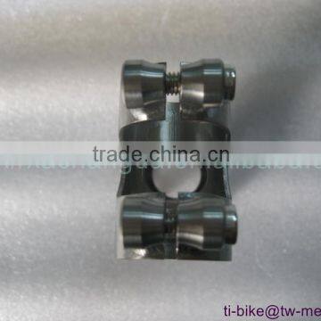 Super Light Titanium Bicycle Stem OEM Hand Brush Finished Cheap ti Bike Stem Customized Titan City Bike Stem XACD Made in China photo-2