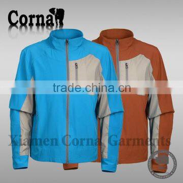 Hot selling customized color sportswear womens winter jacket and coat