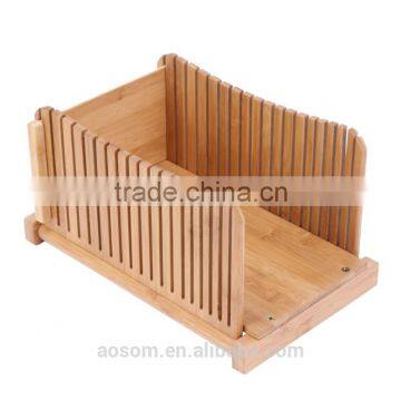 Kitchen Wooden Bamboo Bread Sheet Cutter Bread Slicer