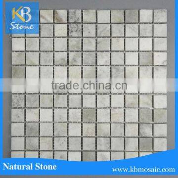 kb stone new material snow white 1 inch square marble mosaic