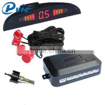 Fashion led display car parking sensor human voice alert parking sensor system
