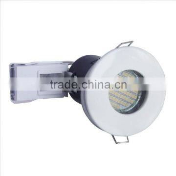 White fire rated Bathroom IP65 led downlight with GU10 LED bulb