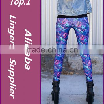 2016 Hot Women's Custom Sexy Digital Printing Pants Milk Style Candy Leggings For Women