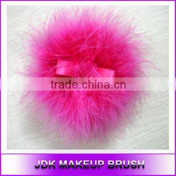 Fashion Magenta Turkey Hair Powder Puff