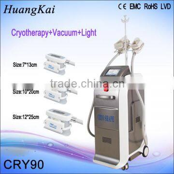 2016 Latest cool tech 3 cryo handles cryotherapy device for Spa