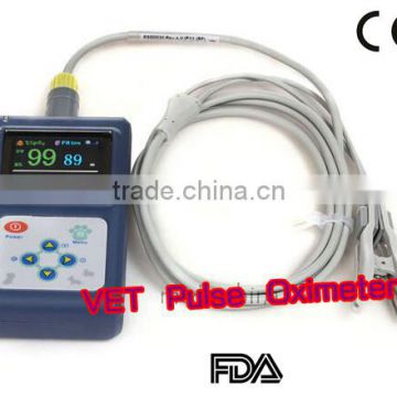 CE FDA Approved 1.8 inch Handheld Vet Pulse Oximeter veterinary use Animal blood oximeter SPO2 PR with PC software