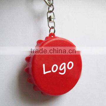 Bottle Cap Shape Mini Portable fm Radio With Keychain photo-4