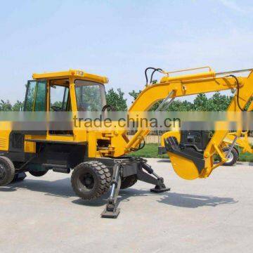 4.5 ton wheel excavator hot sell